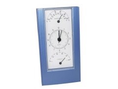 MPM Quality Analogový budík s teploměrem a vlhkoměrem TK01-E10