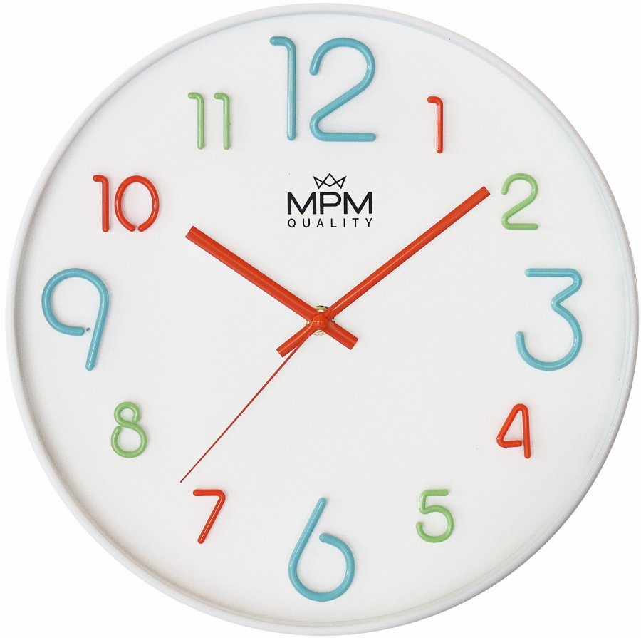 MPM Quality Designové hodiny Neonic s&nbsp;plynulým chodem E01.3459.00 - Hodinky MPM Quality