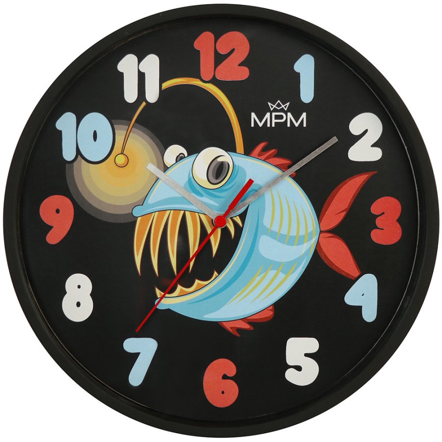MPM Quality Dětské nástěnné hodiny Mořský ďas E01M.4269.90 - Hodinky MPM Quality