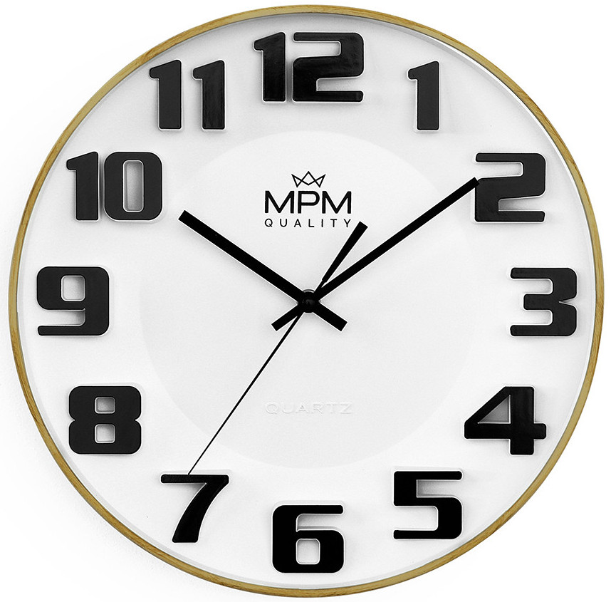 MPM Quality Nástěnné hodiny Ageless - A E01.4165.0090 MPM Quality Nástěnné hodiny Ageless - A E01.4165.0090 - Hodinky MPM Quality