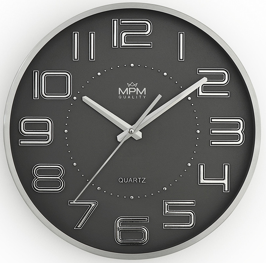 MPM Quality Nástěnné hodiny Metallic Eternity E04.4162.92 - Hodinky MPM Quality