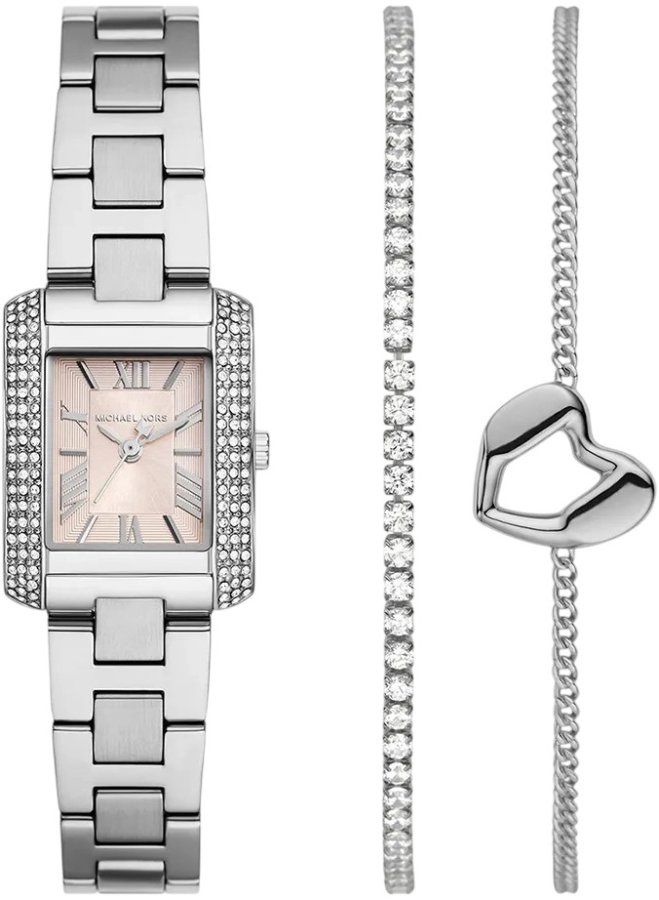 Michael Kors Dárkový set Emery + náramek MK7514SET Michael Kors Dárkový set Emery + náramek MK7514SET - Hodinky Michael Kors