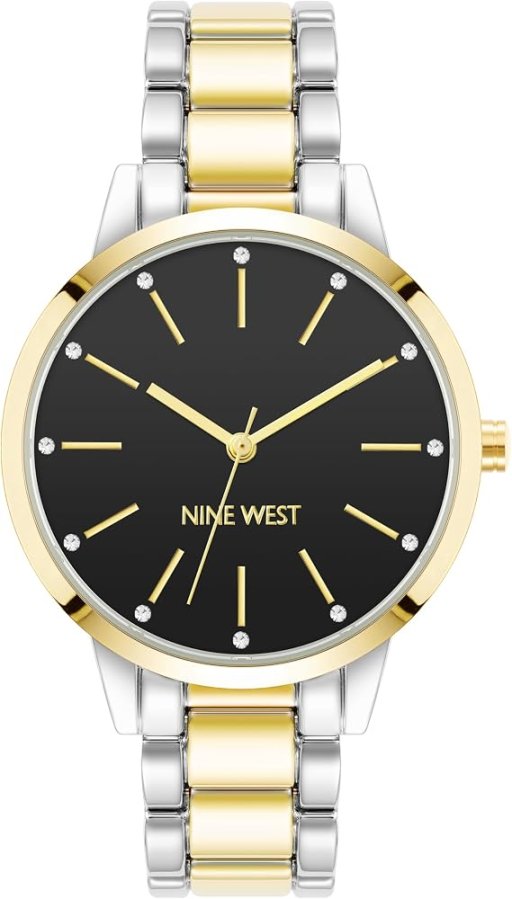 Nine West Analogové hodinky NW/2099BKTT - Hodinky Nine West