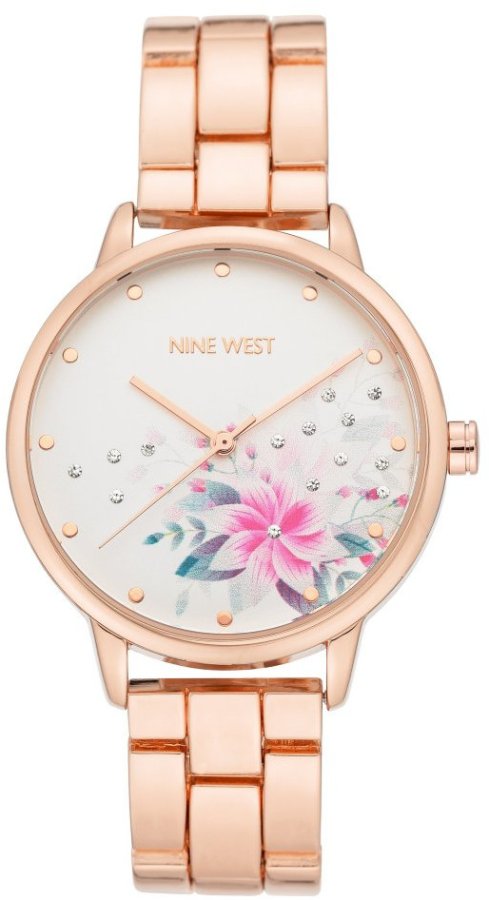 Nine West Analogové hodinky NW/2460FLRG - Hodinky Nine West