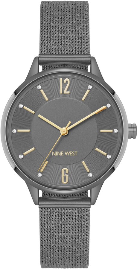 Nine West Analogové hodinky NW/3305GYGY - Hodinky Nine West