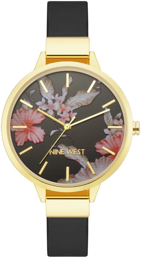 Nine West Analogové hodinky NW/2044FLBK - Hodinky Nine West
