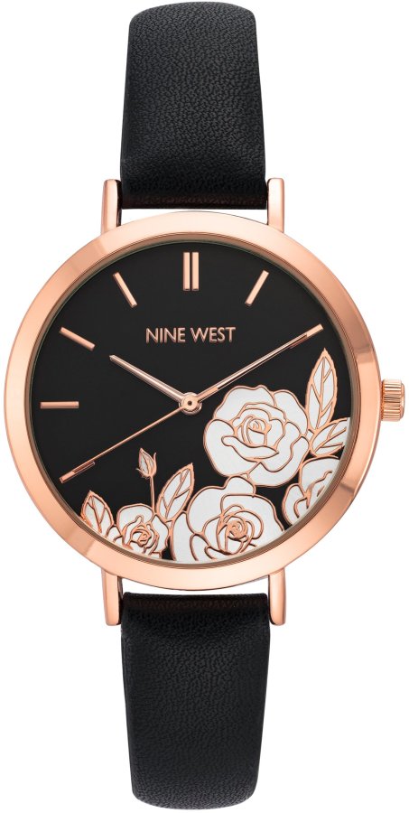 Nine West Analogové hodinky NW/2680FLBK - Hodinky Nine West