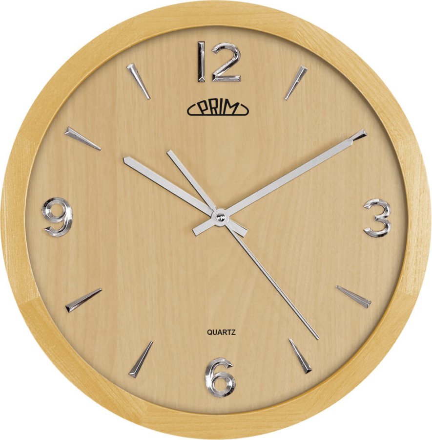 Prim Nástěnné hodiny Wood Style E07P.3886.53 Prim Nástěnné hodiny Wood Style E07P.3886.53 - Hodinky Prim