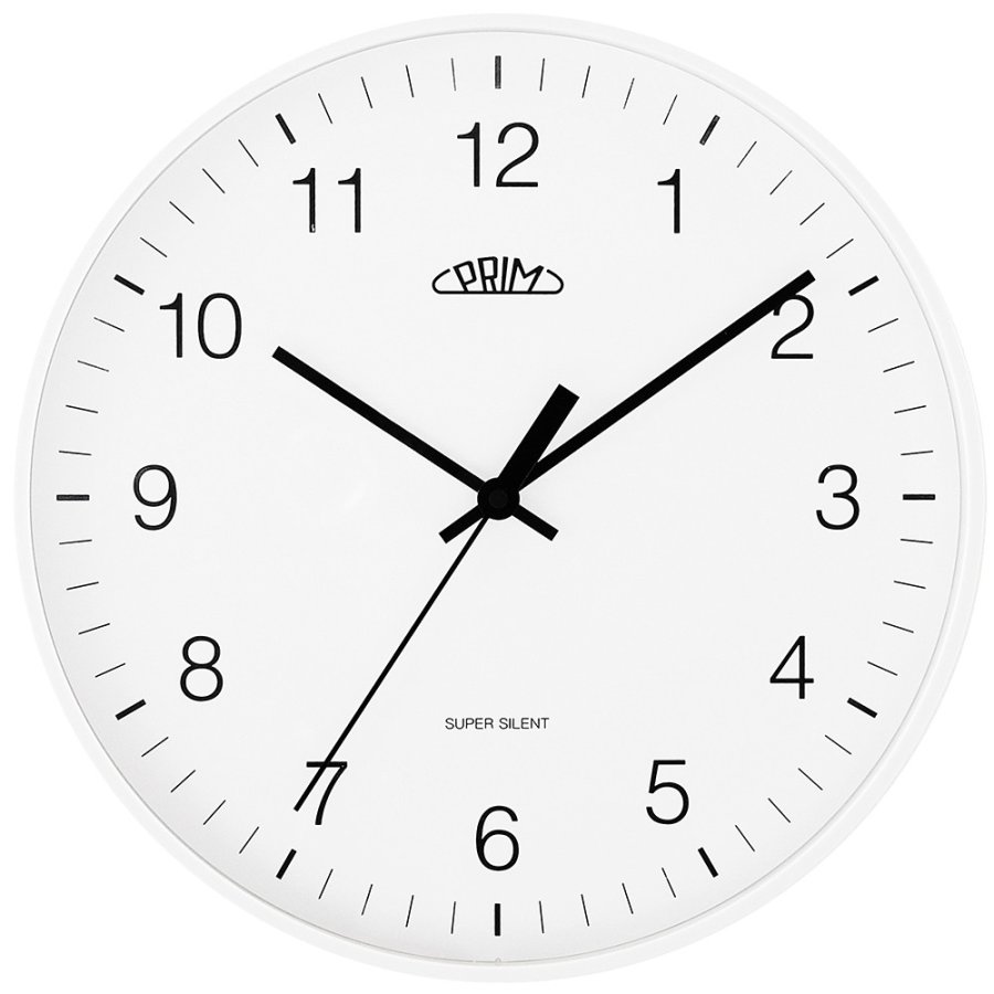 Prim Supertiché nástěnné hodiny PRIM Super silent E01.4345.00 Prim Supertiché nástěnné hodiny PRIM Super silent E01.4345.00 - Hodinky Prim