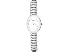 Rosefield Ovale White Matte SS Silver OVWSSS-OV20