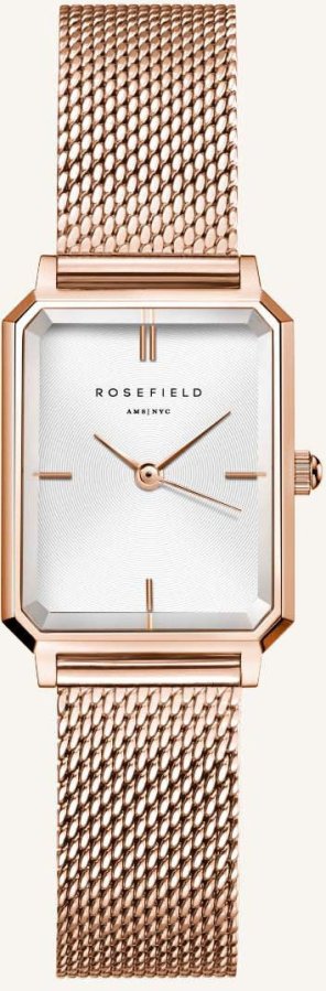 Rosefield The Octagon XS Mesh Rose Gold OWRMR-O59 - Hodinky Rosefield