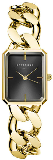 Rosefield The Octagon XS Studio Black Gold SBGSG-O57 - Hodinky Rosefield