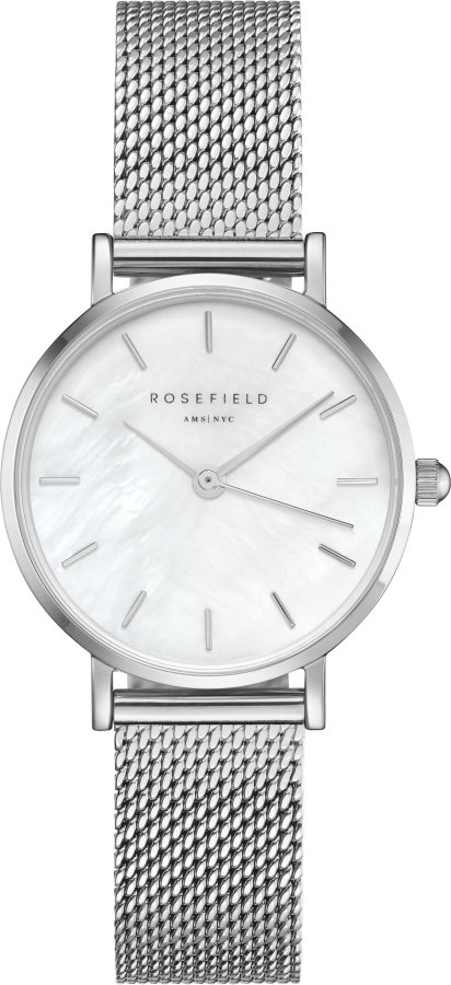 Rosefield The Small Edit White Silver - Hodinky Rosefield