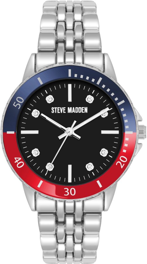 Steve Madden Analogové hodinky SM-8115BRSV