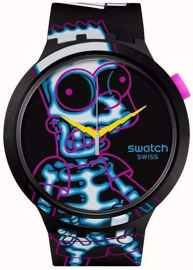 Swatch Aye Carumboo The Simpsons SB01Z105 - Hodinky Swatch