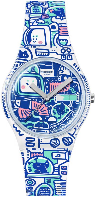 Swatch B-Bot SO28Z702 - Hodinky Swatch