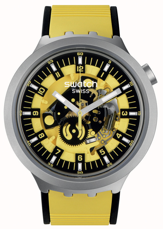 Swatch Big Bold Bolden Yellow SB07S109 - Hodinky Swatch