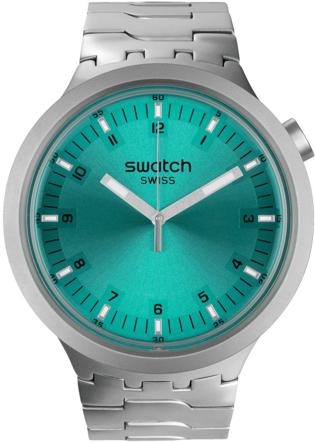 Swatch Big Bold Irony Aqua Shimmer SB07S100G - Hodinky Swatch