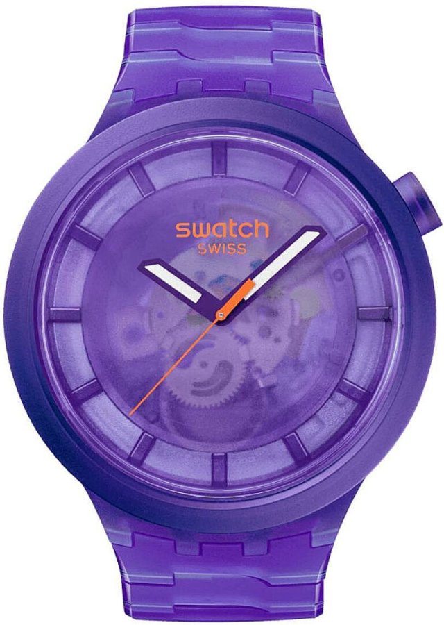 Swatch Big Bold Purple Joy SB05V103 - Hodinky Swatch