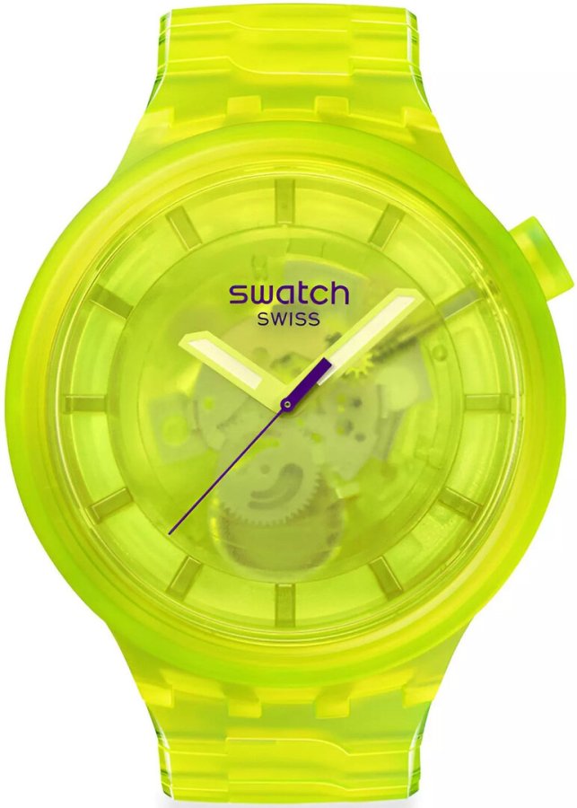 Swatch Big Bold Yellow Joy SB05J103 - Hodinky Swatch