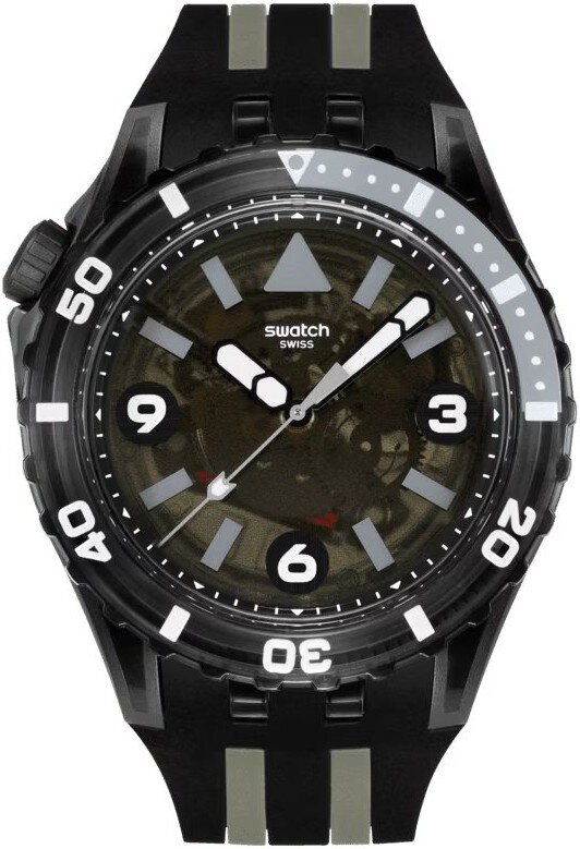 Swatch Scubaqua Black Sea Nettle SSCU09B100 Swatch Scubaqua Black Sea Nettle SSCU09B100 - Hodinky Swatch