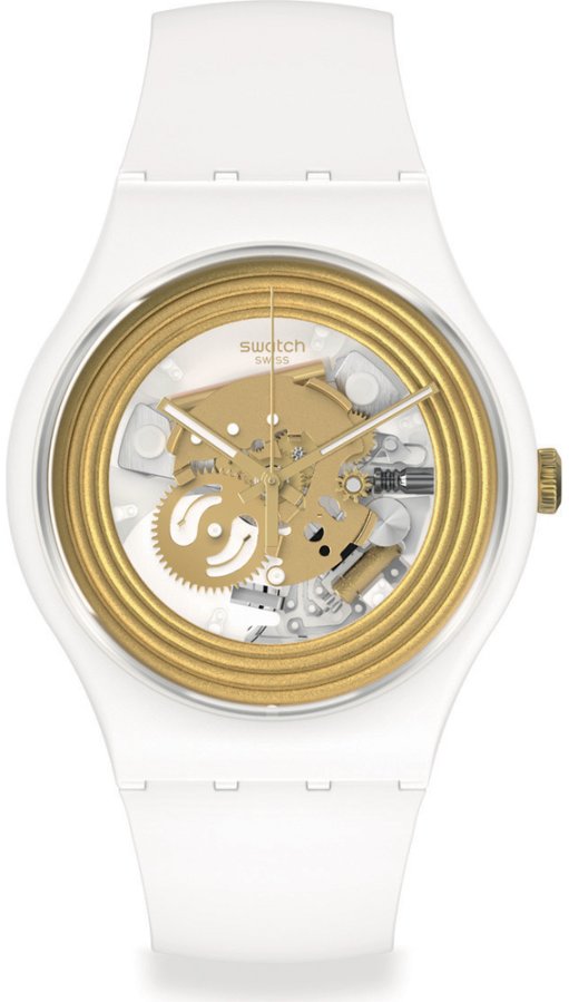 Swatch Golden Rings White SO29W107 - Hodinky Swatch