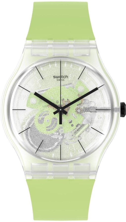 Swatch Monthly Drops Green Daze SO29K106 - Hodinky Swatch
