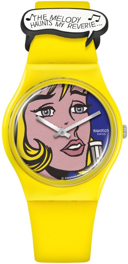 Swatch Reverie by Roy Lichtenstein, the Watch SO28Z117 - Hodinky Swatch