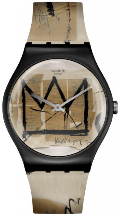 Swatch Untitled by Jean-Michel Basquiat SUOZ355 - Hodinky Swatch