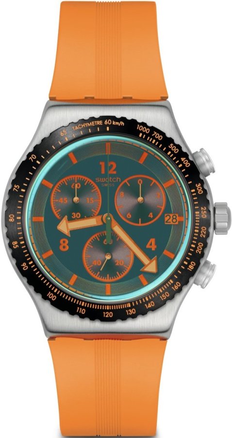 Swatch Tangerine Tiger YVS529 - Hodinky Swatch