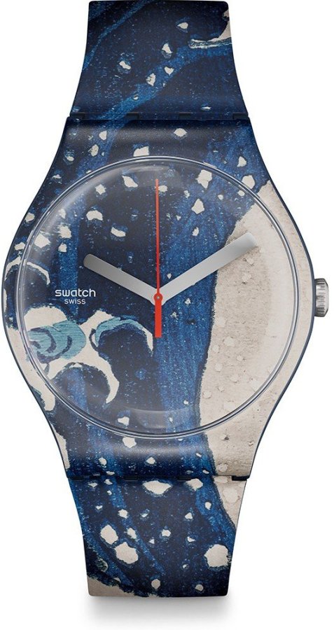 Swatch The Great Wave by Hokusai a Astrolabe SUOZ351 - Hodinky Swatch