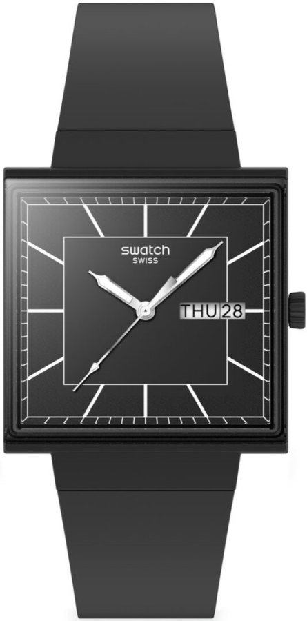 Swatch What If…All Black? SO34B701 - Hodinky Swatch