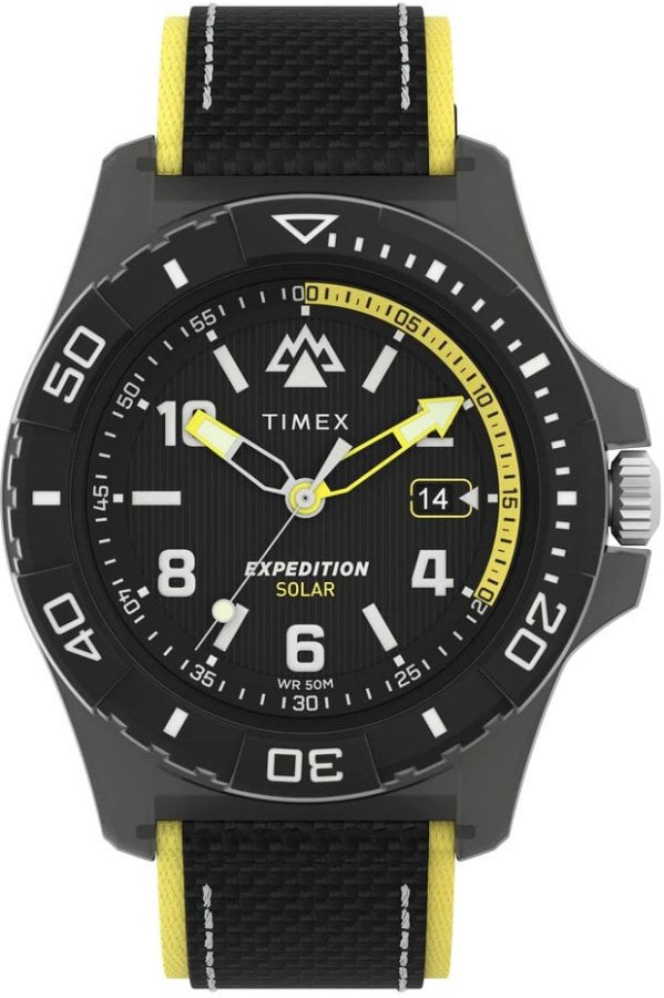 Timex Expedition Solar Freedive Ocean Recycled Fabric TW2V66200 Timex Expedition Solar Freedive Ocean Recycled Fabric TW2V66200 - Hodinky Timex