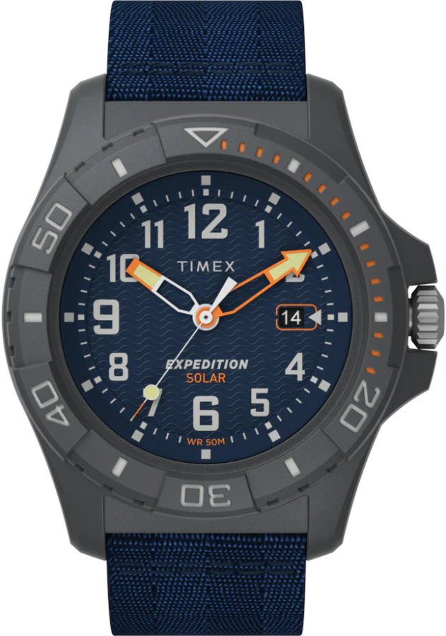 Timex Expedition Solar Freedive Ocean Recycled Fabric TW2V40300 - Hodinky Timex