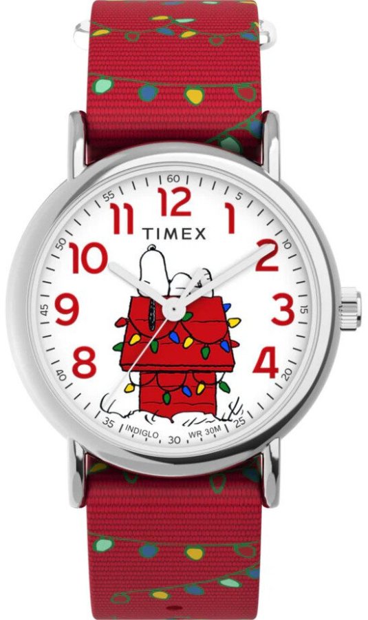 Timex Peanuts Weekender x Peanuts Holiday TW2W808006B - Hodinky Timex