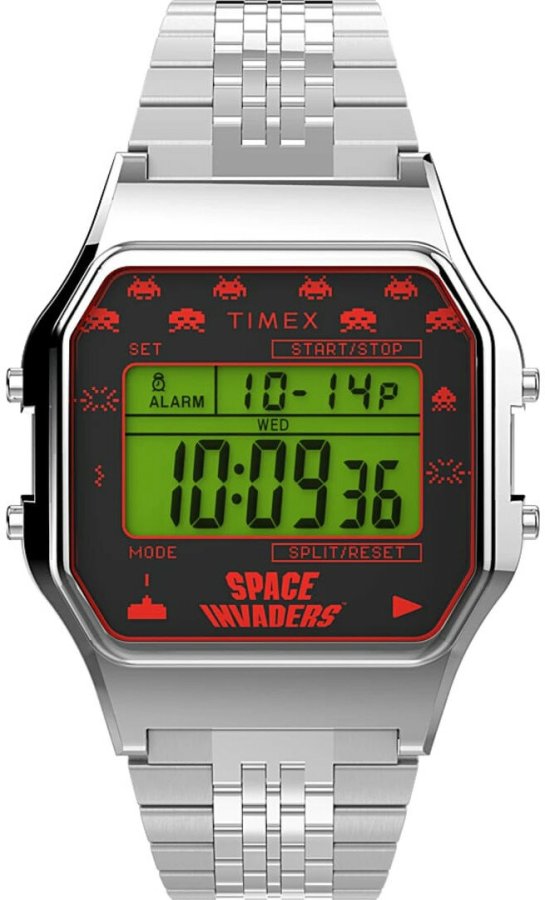 Timex Special Projects T80 x Space Invaders TW2V30000U8 - Hodinky Timex