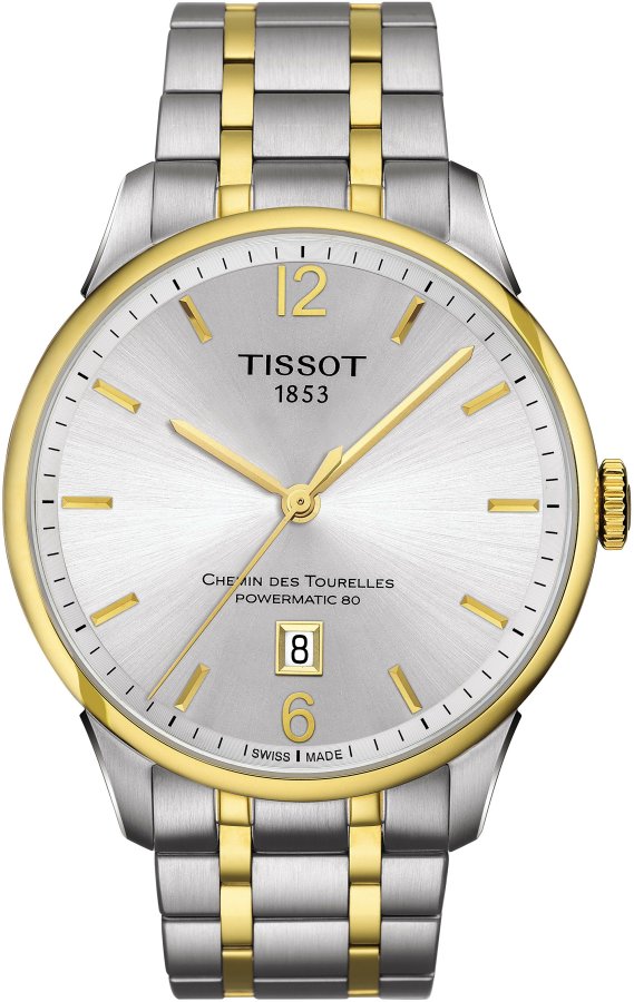 Tissot T-Classic Chemin des Tourelles Powermatic 80 T099.407.22.037.00 - Hodinky Tissot