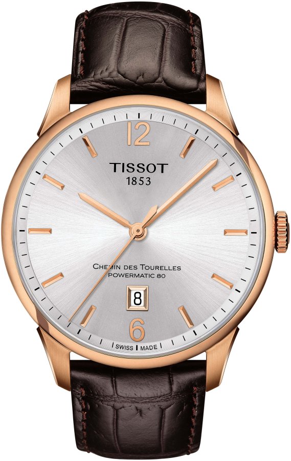 Tissot T-Classic Chemin des Tourelles Powermatic 80 T099.407.36.037.00 - Hodinky Tissot