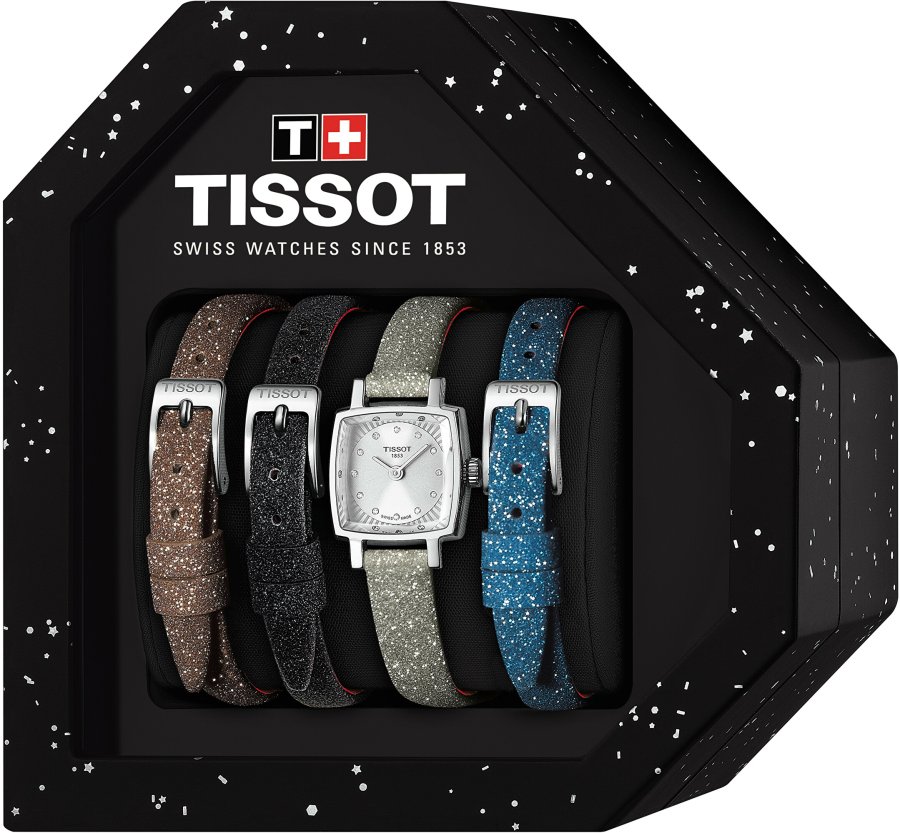 Tissot T-Lady Lovely Square Festive Kit SET T058.109.17.036.02 - Hodinky Tissot