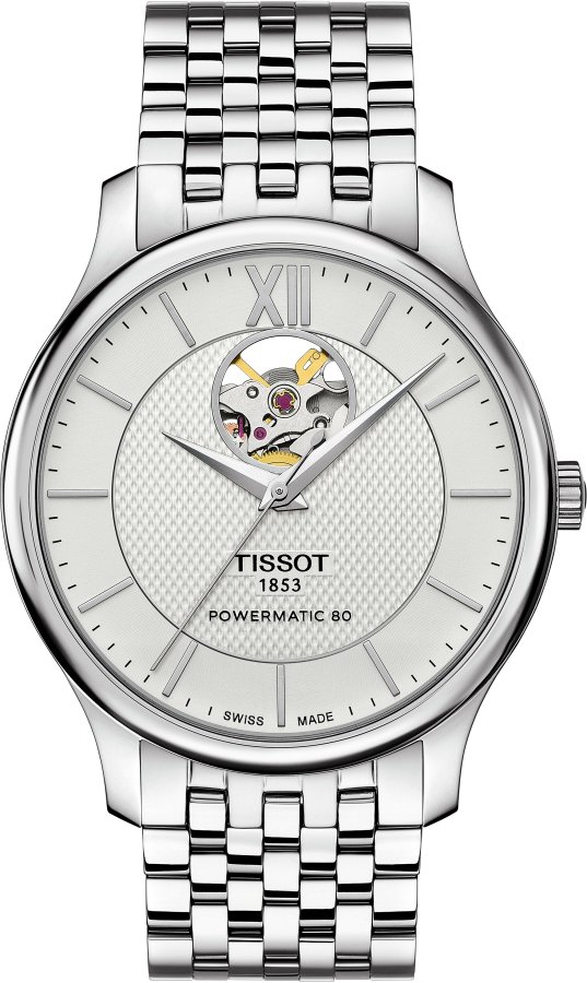 Tissot TRADITION POWERMATIC 80 OPEN HEART T063.907.11.038.00 - Hodinky Tissot