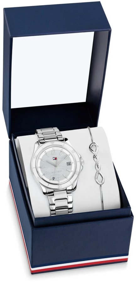 Tommy Hilfiger Dárkový set + náramek 2770194 Tommy Hilfiger Dárkový set + náramek 2770194 - Hodinky Tommy Hilfiger