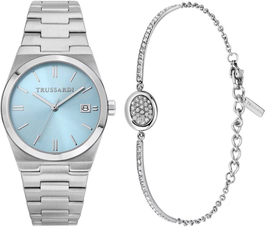 Trussardi Dárkový set T-Milano R2453175501 + náramek