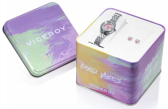 Viceroy Dárkový set dětské hodinky Sweet + náušnice 401012-79 - Hodinky Viceroy