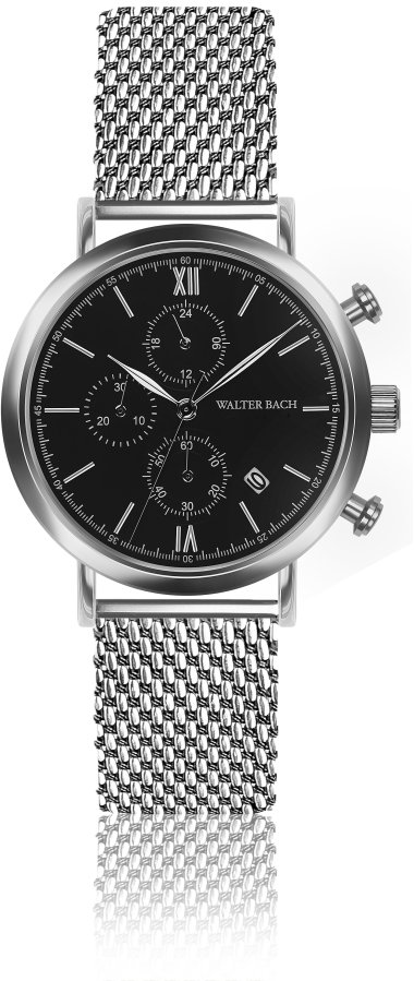 Walter Bach Augsburg Silver Mesh BBD-3520 - Hodinky Walter Bach