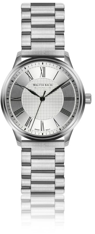 Walter Bach Cochem Wide Silver Mesh WAG-4220 - Hodinky Walter Bach