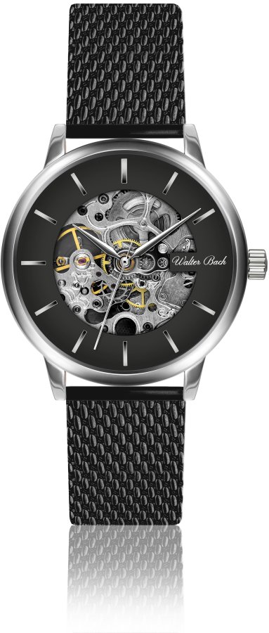 Walter Bach Osnabrück Automatic Black Mesh WBH-3720 - Hodinky Walter Bach