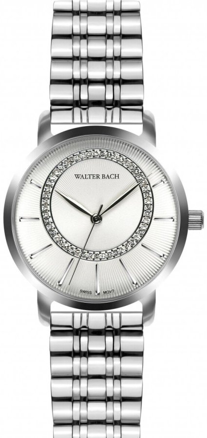 Walter Bach Trier Silver Steel WAL-4518 - Hodinky Walter Bach