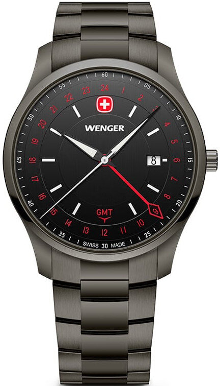 Wenger City GMT Quartz 01.1442.108 - Hodinky Wenger