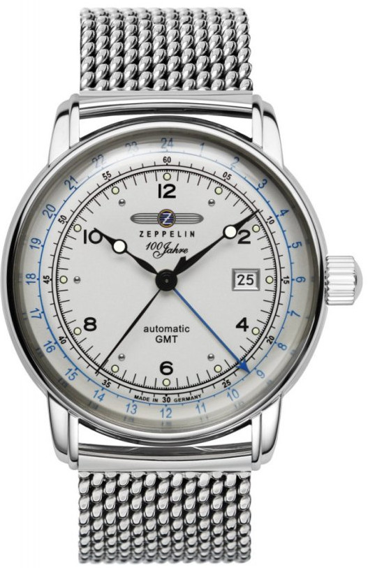 Zeppelin 100 Jahre Zeppelin Automatic GMT 8666M-1 Zeppelin 100 Jahre Zeppelin Automatic GMT 8666M-1 - Hodinky Zeppelin