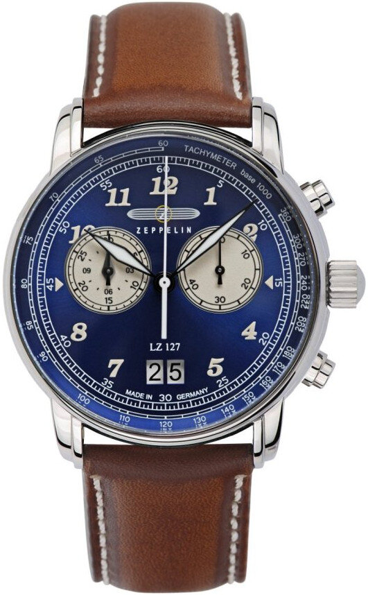 Zeppelin LZ127 Graf Zeppelin Quartz Chronograph Big Date 8684-3 Zeppelin LZ127 Graf Zeppelin Quartz Chronograph Big Date 8684-3 - Hodinky Zeppelin